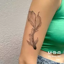 tatouage poisson réalisé par Xav à MBA - My Body Art Chambéry