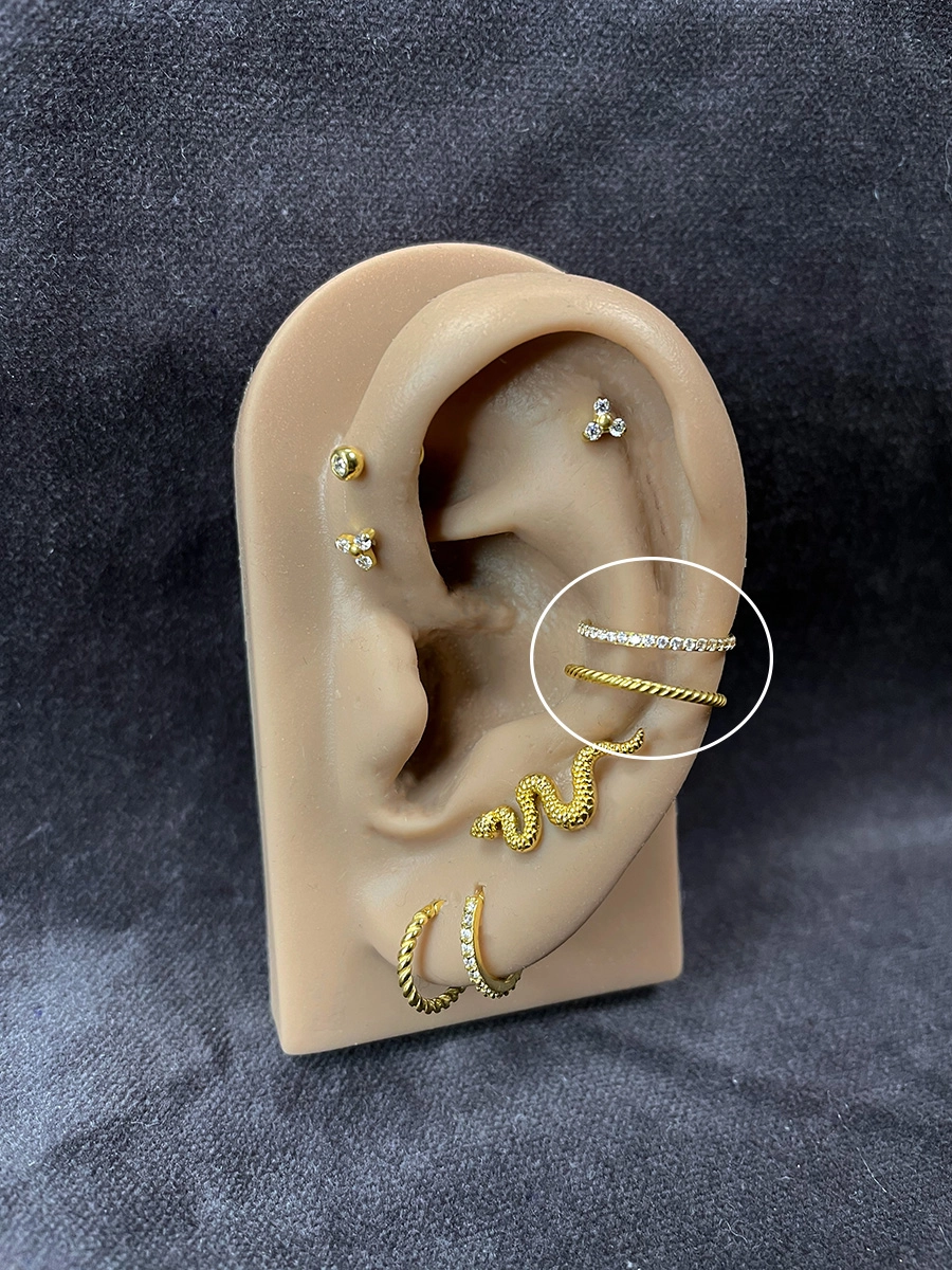 anneau pour piercing au conch, disponible à MBA - My Body Art Lyon, Villeurbanne, Grenoble et Chambéry