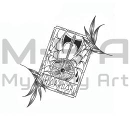 Flash carte nordique warrior à réaliser avec Val Red Raven au shop MBA-My Body Art de Lyon. Idéal pour un mollet, un bras ou une cuisse.